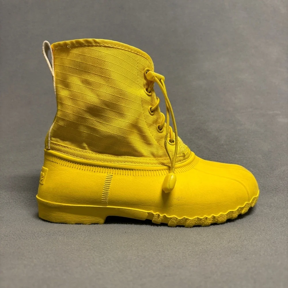 NATIVE Unisex Kids Jimmy Rain Boots in Yellow Size C13